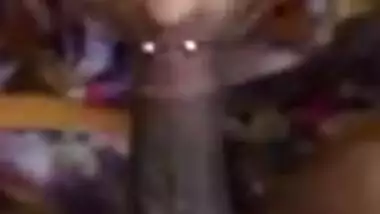 Chubby subha aunty sucking & drinking cum