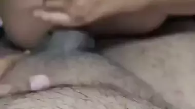 Milf gives a deep desi blowjob to her stepson