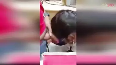 Desi wealthy store owner sucks salesman's dick for cash XXX dirty money