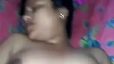 Young Desi woman wants to sleep but man comes to her at night for sex