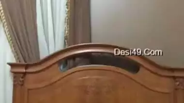 Bed is a good place for the excited Desi girl to satisfy vagina