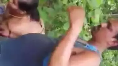 Odia Desi cheating wife is caught with her XXX lover in the forest