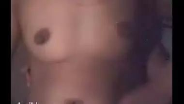 Desi bhabhi enjoying her first time sex video on a webcam with her lover