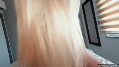 [POV] stepmom saw me jerking off and Fucked Me, fill the bitch With Cum? - LuxuryMur