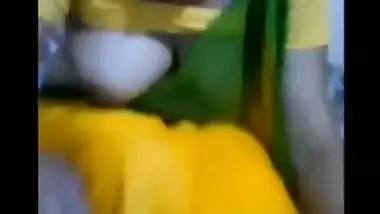 Amateur Desi MILF flashes her XXX boobs during sex cam show at home