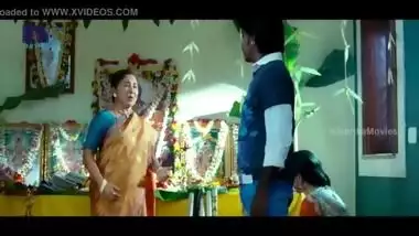 Lakshmi Rai In Red Saree Lawrence And Lakshmi Rai Romantic Kanchana Movie Scenes