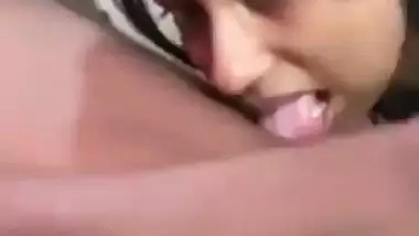 Bihari girl gives a quick desi blowjob to her stepbrother