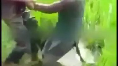 Lovers caught fooling around outdoor by river in hot Desi mms clip