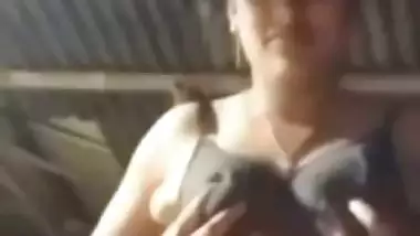 Bengali village girl bra removed and boobs pressing