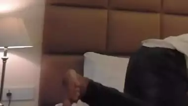 Girl waits for sex partner to arrange a XXX action in the Desi hotel