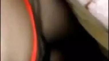 Sexy Desi XXX girl sucking dick and gets her hairy pussy fingered MMS