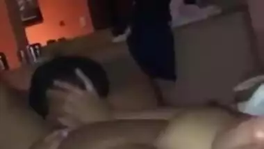 Hungry Desi man licks and drills wife's wet XXX cunny in hotel room