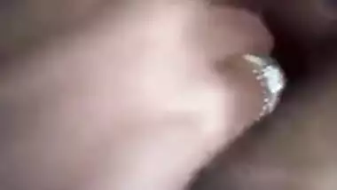 Single Indian girl masturbates XXX flower when there is no possibility to have sex
