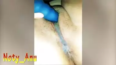 Beautiful Indian Girl Masturbates while no one is Home until she get orgasm her Narrow wet pussy