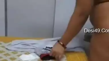 Most Demanded Sexy Priya Bhabhi Wearing Cloths Video Record By Hubby