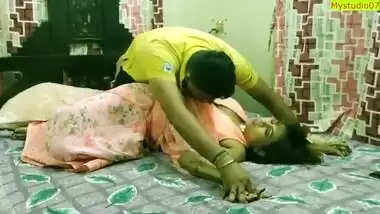 Indian hot xxx wife fucking with husband boss: saving husband job!! with clear audio