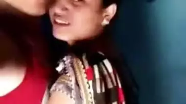 Desi boy records sex with GF that he begins by kissing teen's XXX tits