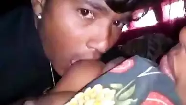 Horny indian wife boob sucking