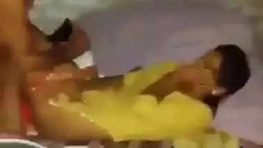 Old man drills his young granddaughter into the bed