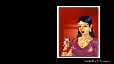 Desi Savita Bhabhi has boobs kissed by Devar in this comic XXX video