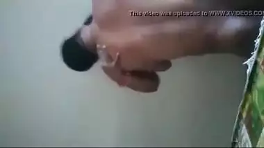 Indian sex movie scene of a older pair enjoying a home sex session