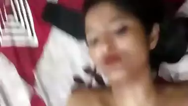 Desi GF’s doggy style Indian sex with her lover