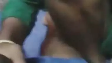 Village wife erotic blowjob and sex with husband