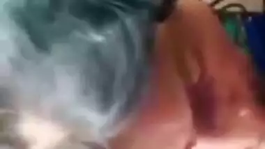 Cheating wife sucking cock in car outdoor