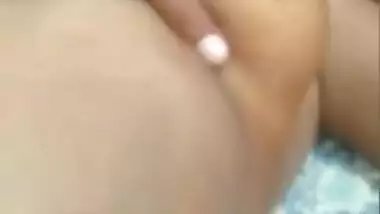 Married Desi XXX wife gets her bald pussy fingered by her husband MMS