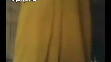 Desi bhabhi made to strip saree and blouse giving full view of her nude assets
