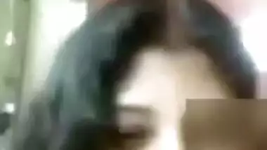 Chubby desi married aunt boobs and tits show in video call by lover guy