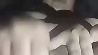 Big brinjal piercing pussy of horny desi girlfriend