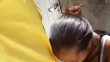 Hot Babe Sucking Outdoor