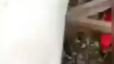 Lover couple was doing Mangal in the jungle, village people caught both of them