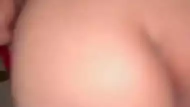 Rough Indian doggy sex of sexy ass girlfriend MMS