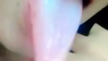 Pointed breasts show and pussy expose by cute girl